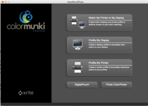 Application to calibrate ColorMunki Photo